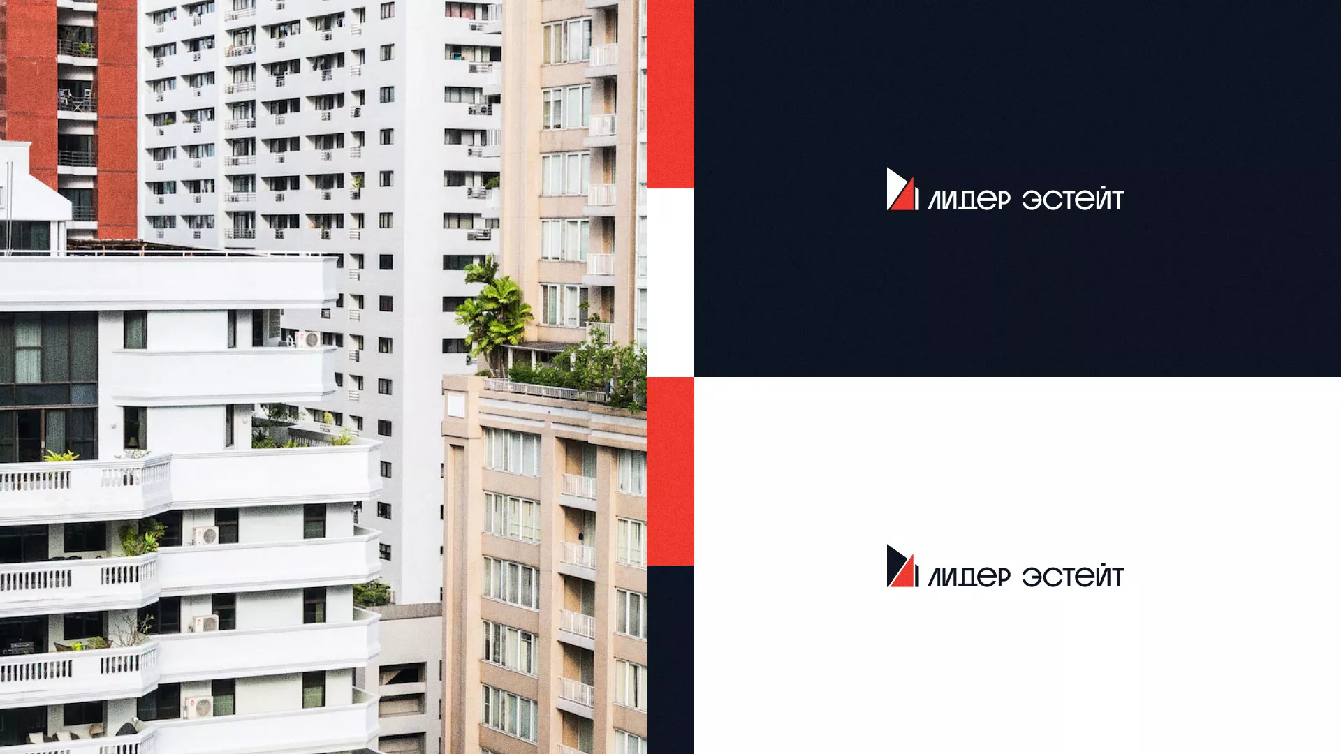 Сделали логотип для агентства недвижимости «Лидер Эстейт» в Окуловке